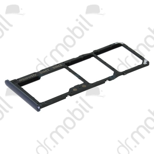 SIM tálca / tartó Samsung Galaxy A51 (SM-A515F) DUAL sim és memóriakártya tartó fekete GH98-45036B 